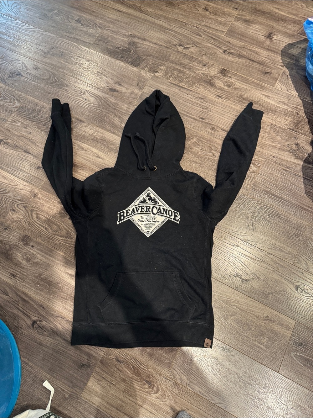 Beaver Canoe Black Logo Pullover Hoodie - Women's